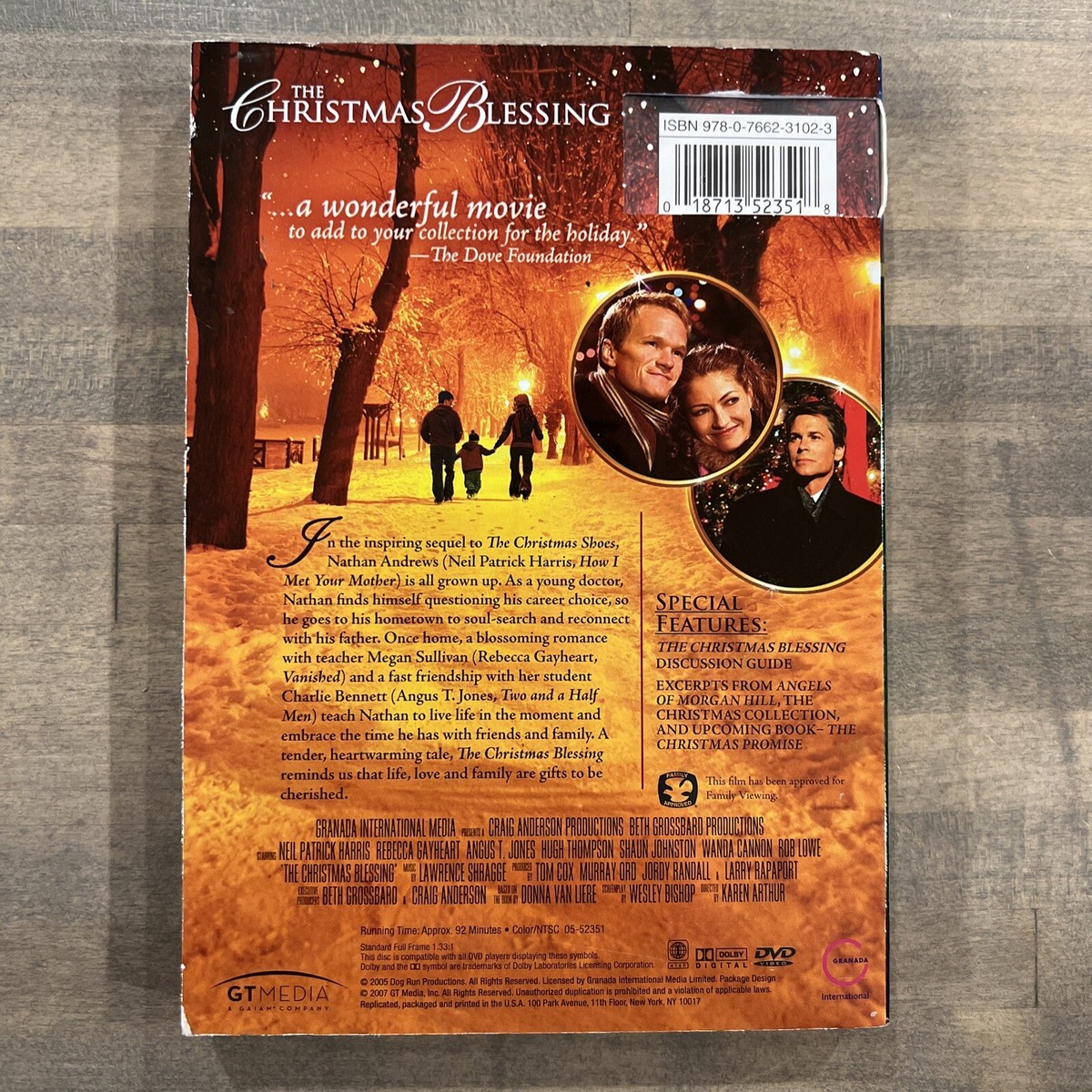 NEW - The Christmas Blessing DVD-Neil Patrick Harris Rob Lowe