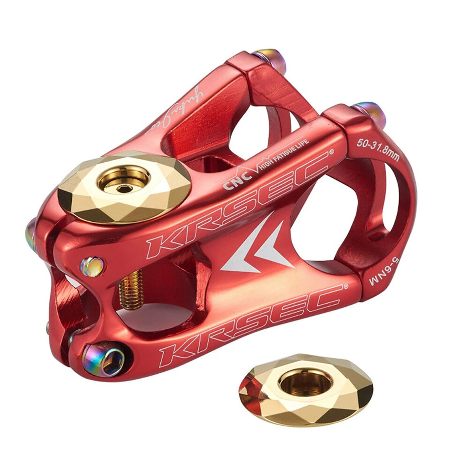 Bicycle Stem Top Cap 1-1/8" Aluminum MTB Road Bike Stem Headset Top Cover Bolt - Image 4 of 4