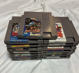 Nintendo NES Game Lot Of 15 All Internally Cleaned Tested Silver Surfer Contra