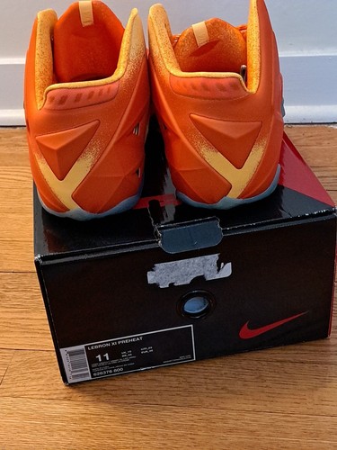 Nike LeBron XI 11 Preheat Forging Iron 626376-800 Size 11 Deadstock DS New - Picture 5 of 12