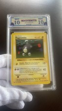 Magnemite Shadowless GRADED 10 MINT PGC old 1999 pokemon card very rare
