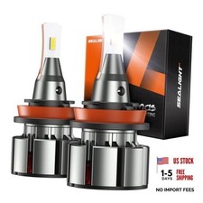 - 11/ 8/ 16 Headlight  Fog Bulbs, 36,000LM 800 Ultra-Brightness, 1:1 H11