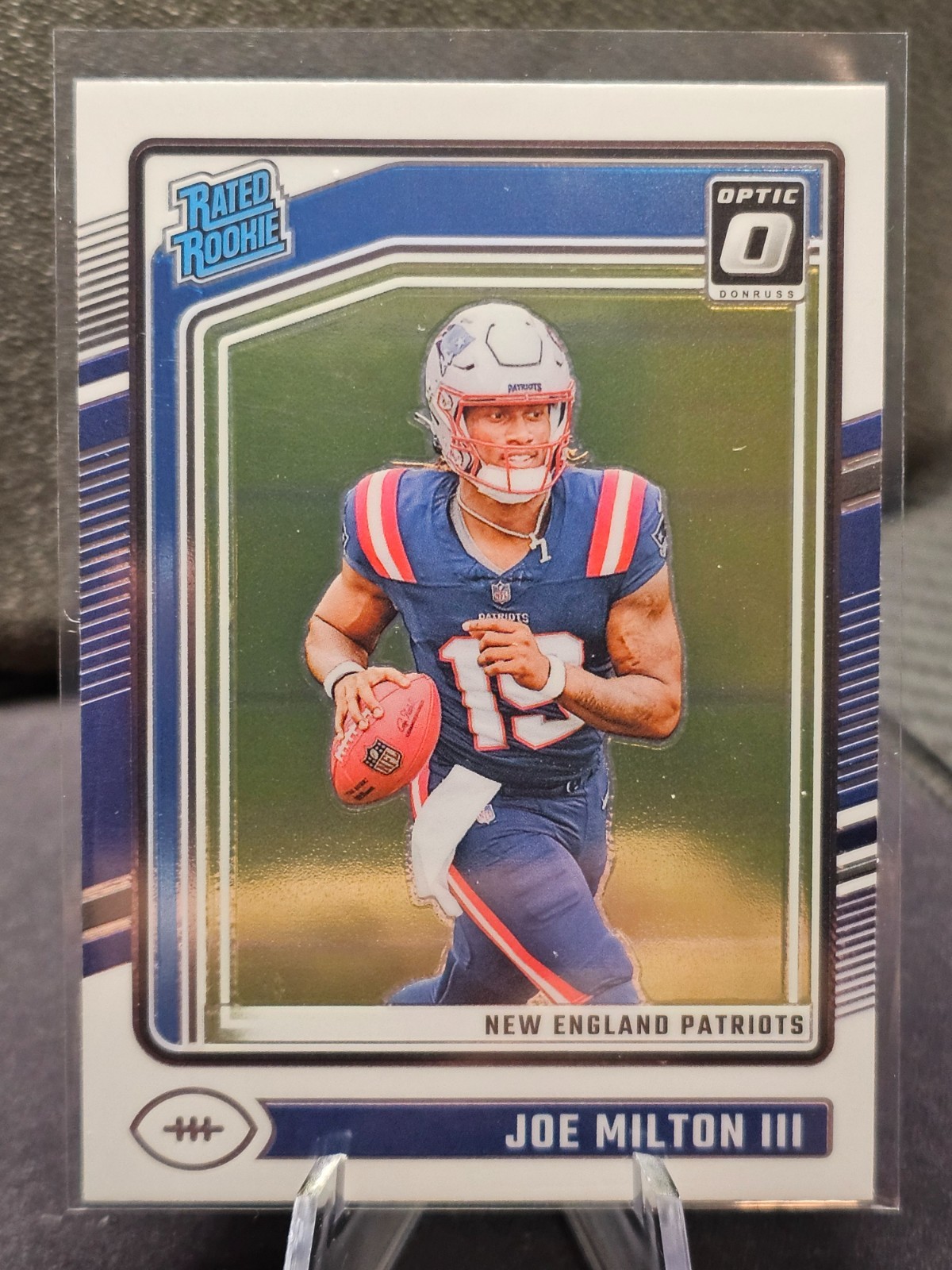 2024 Panini Donruss Optic Joe Milton III Rated Rookie #255 Patriots