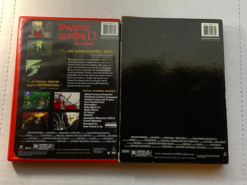 Vampire Hunter D. Bloodlust DVD Slipcover Inserts Rated R Mint Disc - Imagen 2 de 4