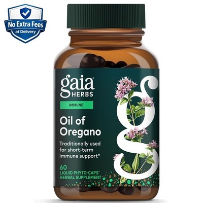 Aceite de Orégano | Carvacrol & Thymol 32mg | 60 Fito Cápsulas Líquidas