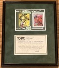 VINTAGE Grateful Dead Jerry Garcia Framed Stamp Collection- Lot of 6 + COA — photo 6