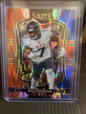 2025 Select Football- Bijan Robinson Premier Red And Blue Shock Prizm #148