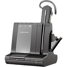Poly Savi 8245 Office DECT 1920-1930 MHz USB-A Headset TAA, Black