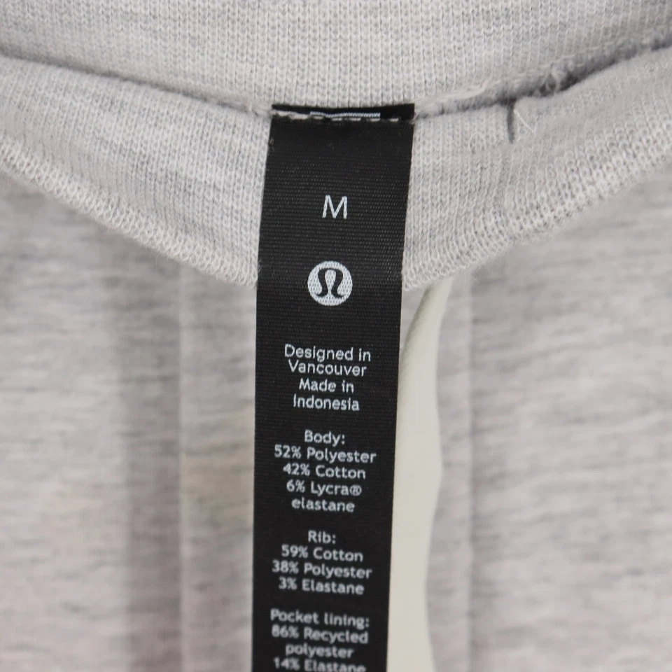 Pantalones deportivos deportivos Lululemon City para hombre talla M gris jaspeado salón Foto 4 de 4