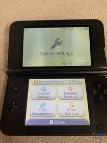 Nintendo 3DS XL Console Blue Handheld SPR-001 W/ Charger - NO JOYSTICK