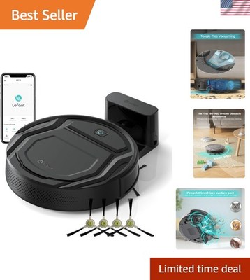 Quiet Smart Robot Vacuum: 120 Mins Runtime, Voice Control & Scheduled Cleaning