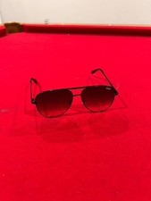 Quay High Key Mini Aviator Sunglasses Black Fade