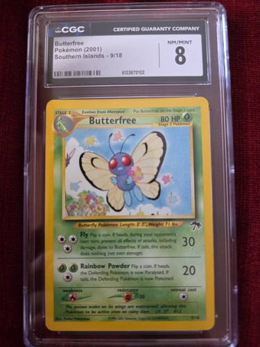 Butterfree graded CGC 8 for sale on eBay