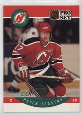 1990-91 Pro Set ( Pictured) Peter Stastny Patrik Sundstrom #175 HOF i3a