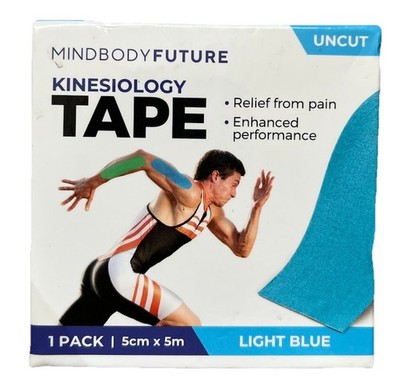 MINDBODY FUTURE KINESIOLOGIE TAPE SCHMERZLINDERUNG VERBESSERTE LEISTUNG 5 CM X 5 CM