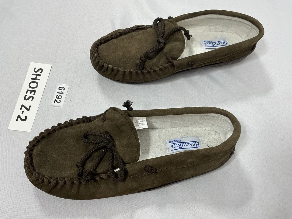 Zapato/zapatillas mocasín marrón Health Rite By Haband 13 D para hombre nuevas sin etiquetas Foto 3 de 4