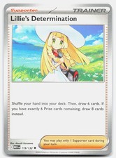 Lillie's Determination 119/132 Mega Evolution Uncommon Near Mint Pokemon TCG