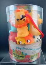 10-Piece Waterproof Animal Bath Toys Set For Kids Playtime And Bath Fun