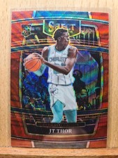 JT Thor #78 2021-22 Panini Select Concourse Red Wave PRIZM Rookie Hornets A0215A