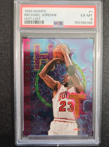 Michael Jordan #1 1995 Hoops Hot List card