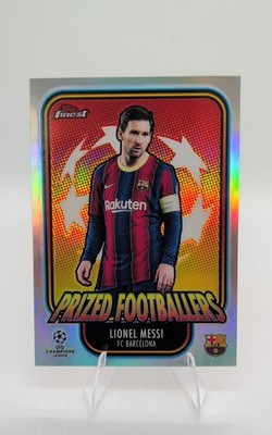 Lionel Messi 2020-21 Topps Finest Uefa Champions League - Prized Footballers 