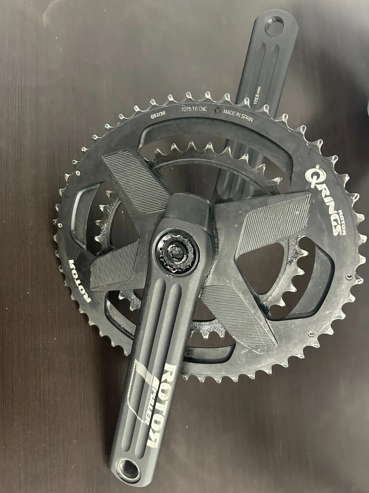 Rotor Power Meter Crank 172.5mm 52/36t Q Rings - Image 4 of 4