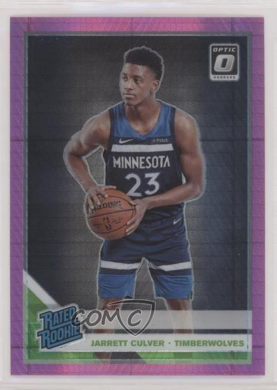 2019 Panini Donruss Optic Rated Rookie Pink Hyper Prizm Jarrett Culver #160 0vy7