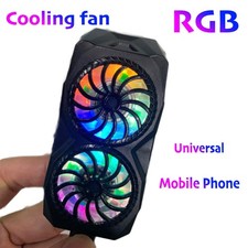 Dual Cooling Fan Universal Mobile Phone Radiator Cooler Portable Phone Heat Sink