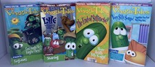 Veggie Tales Very Silly Songs VHS Lot of 4 Sing Along Videos  Learning Stories
