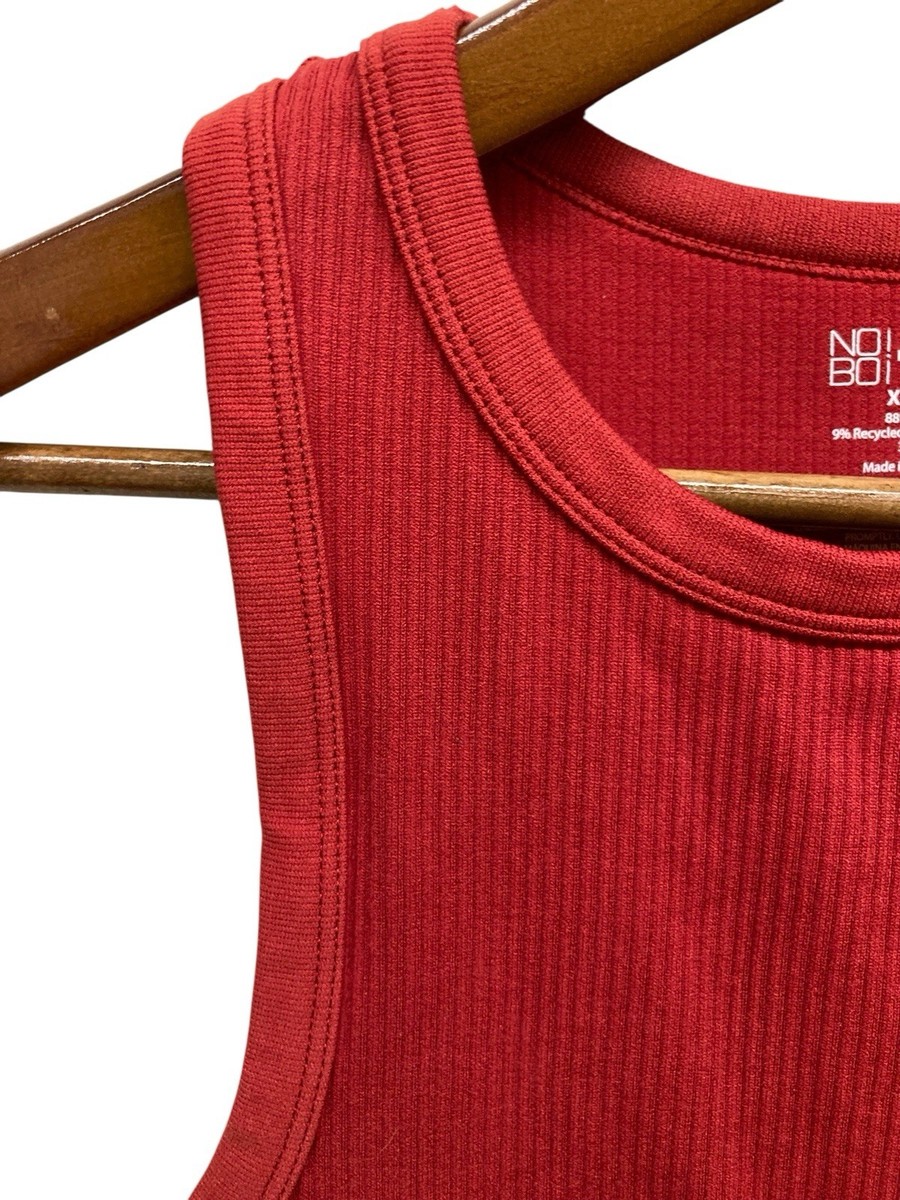 No Boundaries Tank Top Burnt Orange Youth XL 15-17 Sleeveless Cami