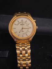 Seiko 5M42-0A19 Kinetic Sports 100 Men’s Watch Gold Tone Sapphire Crystal