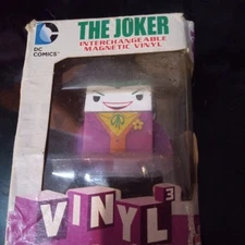 RARE Funko Vinyl Cubed DC Comics The Joker Interchangeable Magnetic Figure NOS