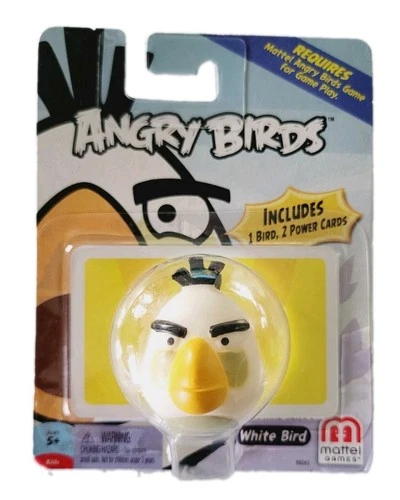 ANGRY BIRDS * WHITE BIRD* MATILDA + 2 POWER GAME CARDS COLLECTIBLE RARE FIGURE - product listing photo