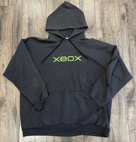 Vintage Y2K Xbox Video Game Promo Microsoft Employee Faded 2XL XXL Hoodie - product listing photo