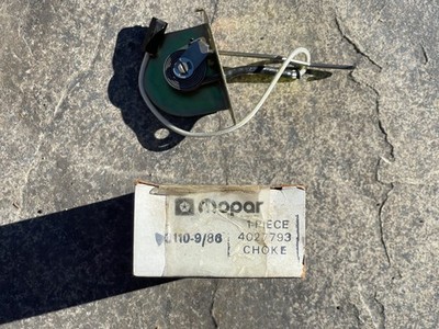  NOS Mopar OEM 1973-1984 Dodge Truck Carburetor Electric Choke 2BBL 4027793 