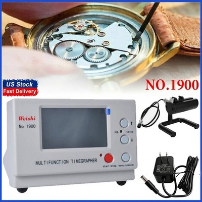 Weishi 1900 Timegrapher Watch Timing Machine for Mechanical Watches US Plug