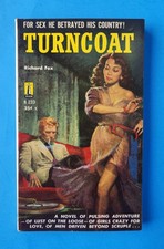 TURNCOAT by Richard Fox Beacon Books B233 Vintage Erotica GGA