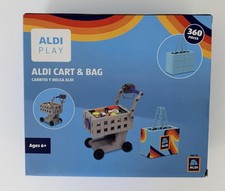 ALDI Play Cart  Bag Set 360 Pieces Toy Shopping Cart New