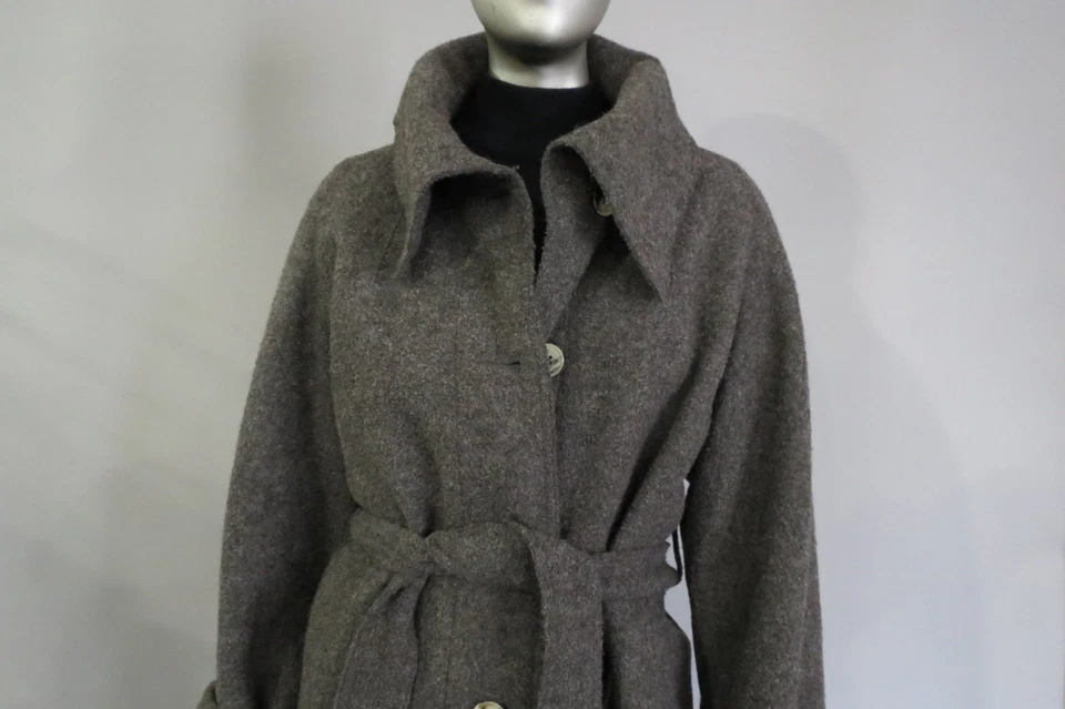 Hilary Radley Made in Peru 100% Alpaca superfine belted coat Size 8 - Image 3 of 4