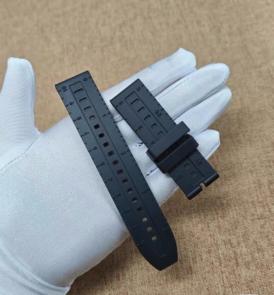 Black Rubber Bracelet for Breitling Skyracer, Colt, B1,Chronomat