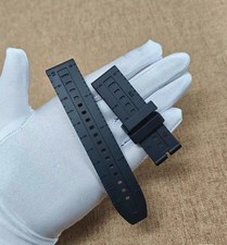 Bracciale in gomma nera per Breitling Skyracer, Colt, B1, Chronomat 22 mm