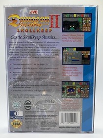 Dungeon Master II: Skullkeep (Sega CD, 1994) CIB Complete W/Foam - Clean Disc