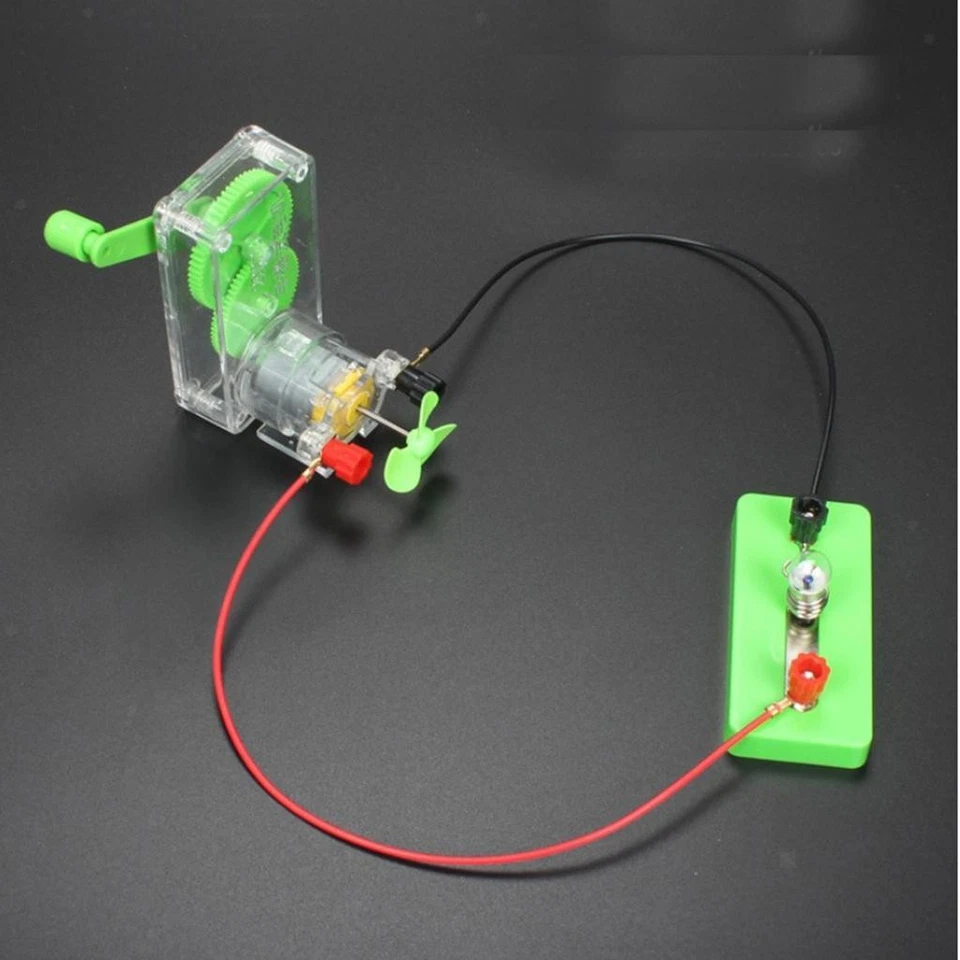 Hand Crank DC Power Generator Dynamo Hand held Generator 0-1A 0-3V