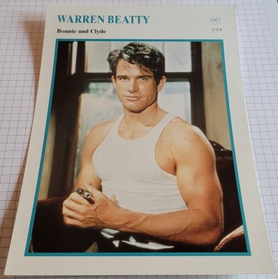 Schauspieler WARREN BEATTY | Film-Star-Foto / Sammelbild-Karte #n640