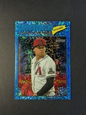 Justin Martinez 2026 Heritage #263 Chrome Light Blue Sparkle ARI Diamondbacks