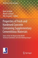 Nele De Belie (U. A.) | Properties Of Fresh And Hardened Concrete Containing...