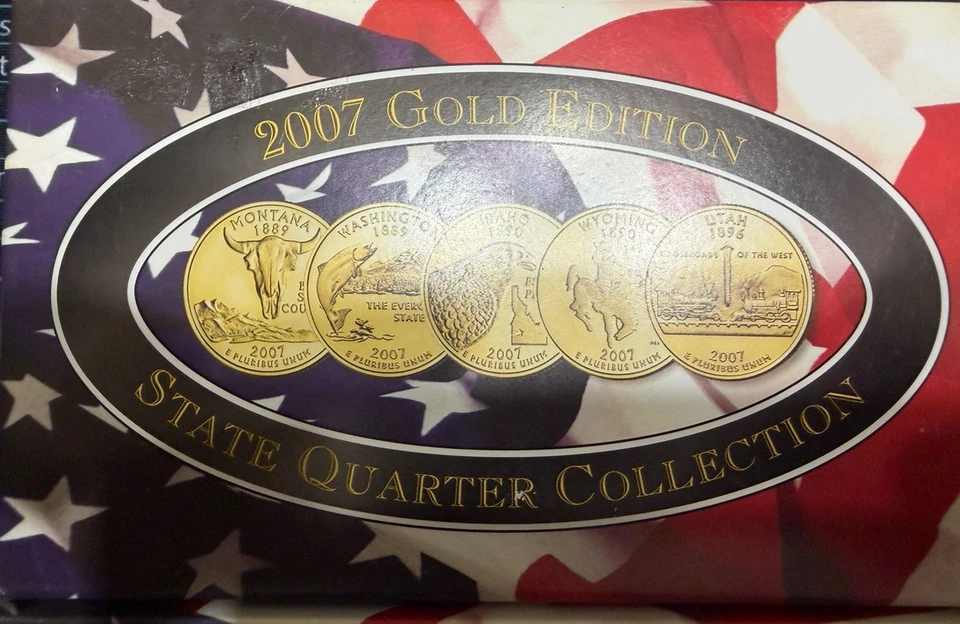 2007 PLATINUM, GOLD, PHILLY & DENVER MINT EDITION STATE QUARTER with COA - Image 4 of 4