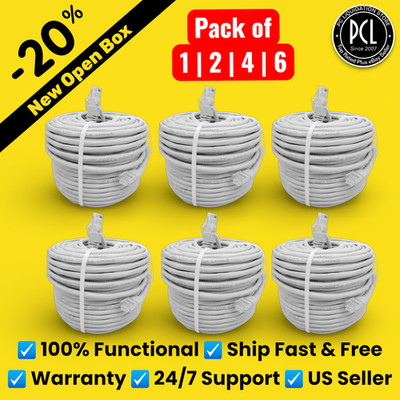  Network Ethernet Cable Cat5e for Swann IP PoE Security Cameras 60ft (18m)  