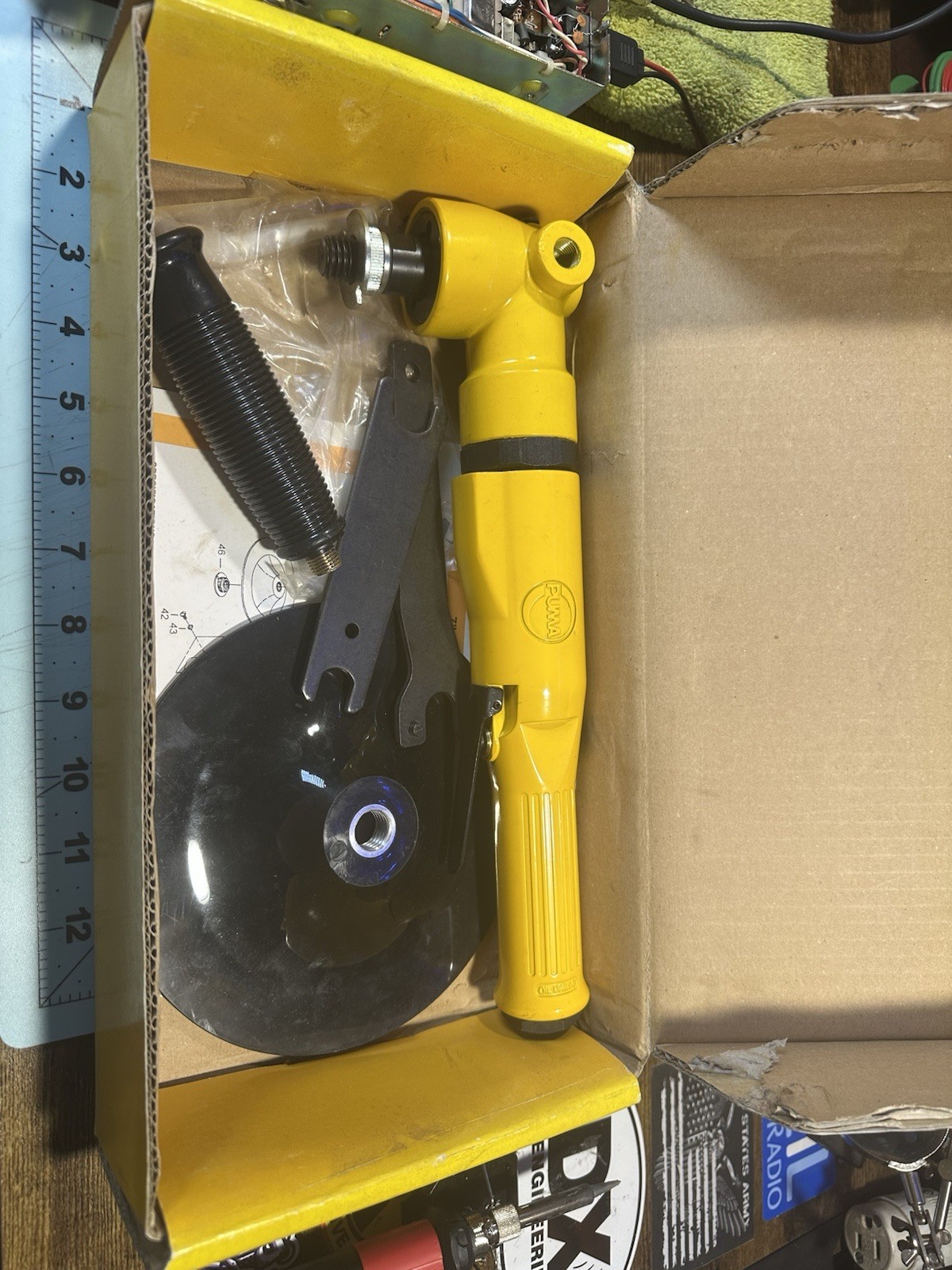 PUMA AT-7073 7” AIR ANGLE SANDER - Thumbnail 3