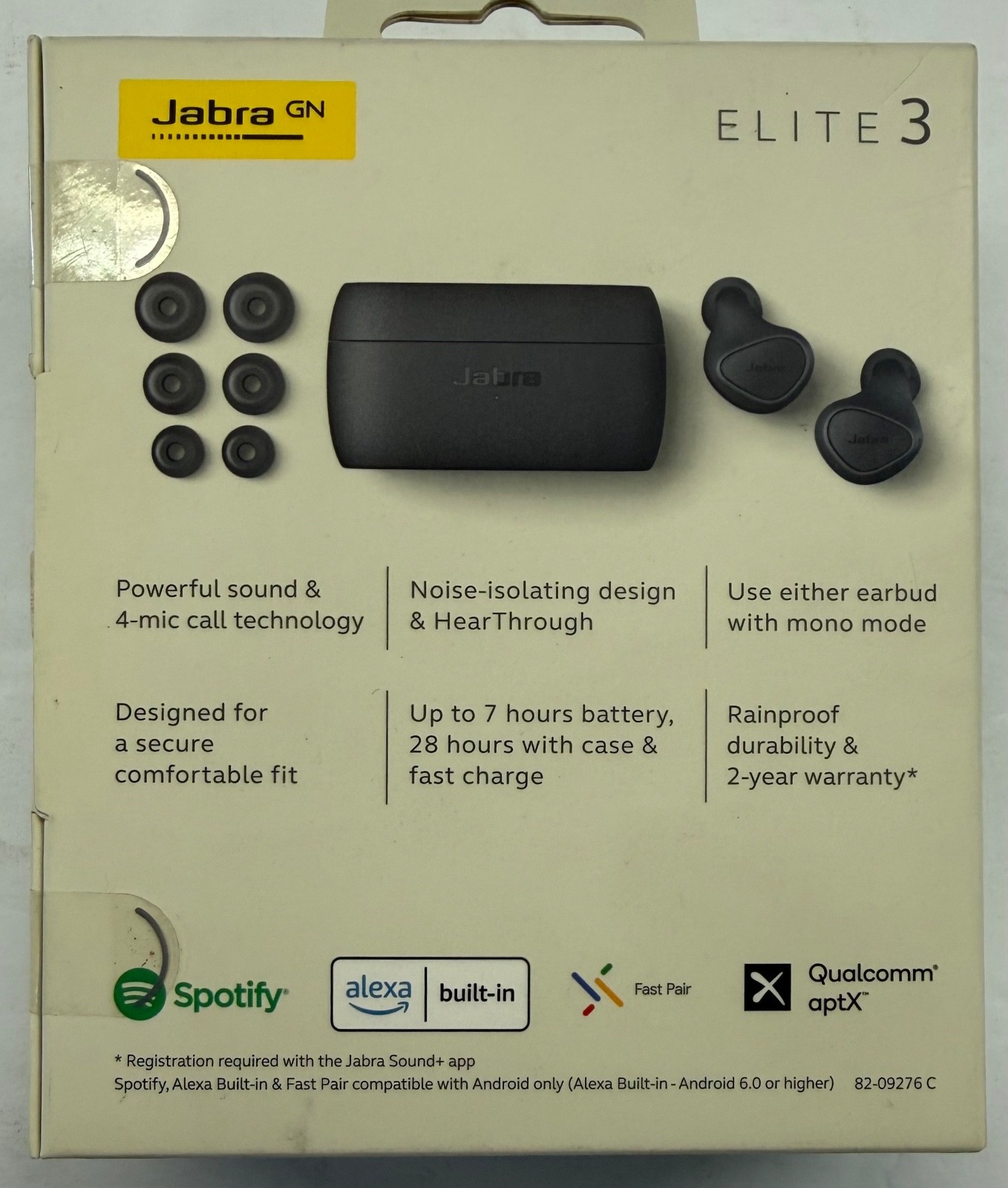 Jabra GN "ELITE 3" Bluetooth Earbuds (OTE150R)
